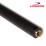 Longoni Luna Nera Pool Cue Shaft 12.4 mm Uni-Loc White Ferrule