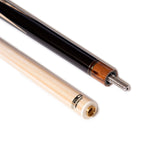 Longoni Flames Leather Stripes Pool Cue w/S20 Shaft
