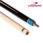 Longoni Galaxy Cyan Lizard Style Leather Pool Cue w/S20 Shaft