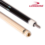 Longoni Black Mamba II Lizard Style Leather Pool Cue w/S20 Shaft