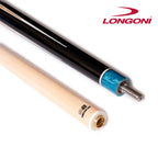 Longoni Galaxy Cyan Lizard Style Leather Pool Cue w/S2 Shaft