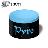 Taom Billiard Pyro Chalk Blue 1 pc w/Retractable Chalk Holder