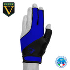Vaula Pro Billiard Glove for Left Hand Blue XL