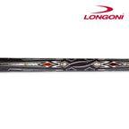 Longoni Nirvana 2 Nox Silver Pool Cue w/S2 Shaft