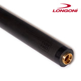 Longoni Luna Nera Pool Cue Break Shaft 12.8 mm VP2 Joint White Ferrule