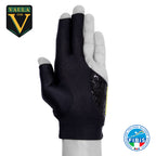 Vaula Pro Billiard Glove for Left Hand Yellow XL