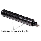 Carbon Fiber Extension with Bumper for Predator Cues 8.3"