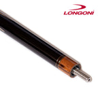 Longoni Flames Linen Pool Cue Butt