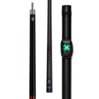 McDermott Vanquish VQ1 Carbon Fiber Playing Pool Cue 12 mm Tip No Wrap FREE Hard Case