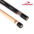 Longoni Nirvana 2 Nox Silver Pool Cue w/S2 Shaft