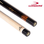 Longoni Flames Leather Pool Cue w/S30 Shaft