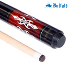 Buffalo Triton S3 Brown Carom Cue w/Maple Shaft w/Cue Case and Accessories