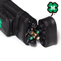 McDermott Billiard Hard Oval Clover Case Black 2x4