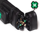 McDermott Billiard Hard Oval Clover Case Black 2x4