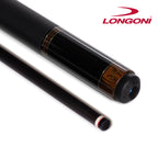Longoni Sparkle Leather Pool Cue w/Luna Nera Shaft