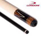 Longoni Flames Wood Pool Cue w/Luna Nera Shaft