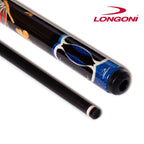 Longoni Papilio Lux Arcobaleno Pool Cue w/Luna Nera Shaft
