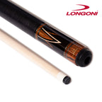 Longoni Flames Linen Pool Cue w/S20 Shaft