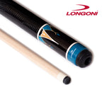 Longoni Galaxy Cyan Lizard Style Leather Pool Cue w/S2 Shaft