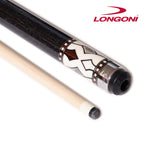 Longoni Nirvana 2 Nox Silver Pool Cue w/S30 Shaft