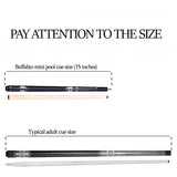 Buffalito Mini Pool Cue 29” w/Hard Cue Case