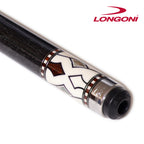 Longoni Nirvana 2 Nox Silver Pool Cue Butt