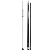 McDermott Vanquish Mach 1 Carbon Fiber Break Pool Cue Leather Wrap  FREE Hard Case