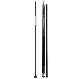 McDermott Vanquish Mach 1 Carbon Fiber Break Pool Cue Leather Wrap  FREE Hard Case