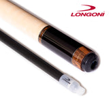 Longoni Sparkle Curly Pool Cue w/Luna Nera Shaft
