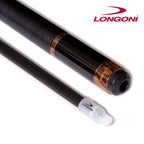 Longoni Sparkle Linen Pool Cue w/Luna Nera Shaft