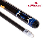 Longoni Papilio Lux Arcobaleno Pool Cue w/Luna Nera Shaft