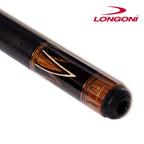 Longoni Flames Linen Pool Cue Butt