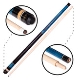 Laperti Estrella Blue Carom Cue w/Maple Shaft w/Cue Case and Accessories