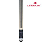 Longoni Black Mamba II Leather Strips Pool Cue Butt