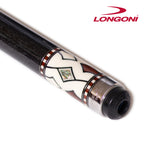 Longoni Nirvana 2 Nox Silver Pool Cue Butt