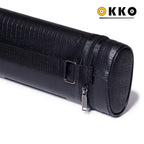 OKKO Billiard Hard Deluxe Oval Case Croco Black 2x4