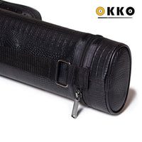 OKKO Billiard Hard Deluxe Oval Case Croco Black 2x2