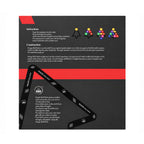 Magic Ball Rack 9 & 10-Ball Racking Template Black Edition, 2-Pack
