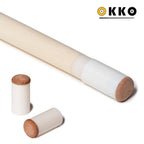 OKKO Billiard Slip-On Tips Ø12mm Medium/Hard, Pack of 20