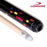 Longoni Black Rainbow Carom Cue w/2 E71 S20 Shafts