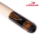 Longoni Flames Wood Pool Cue Butt