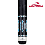 Longoni Black Mamba II Lizard Style Leather Pool Cue Butt