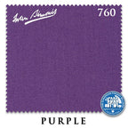 12 ft Simonis 760 Purple Pool Table Cloth with 6 Pre-Cut Rails
