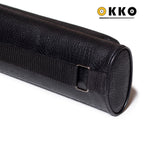 OKKO Billiard Hard Deluxe Oval Case Croco Black 2x2