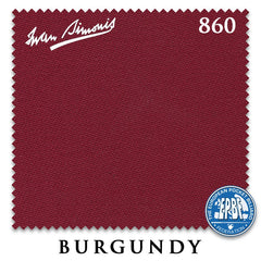 8 ft Oversized Simonis 860 Burgundy