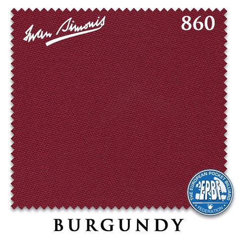 8 ft Oversized Simonis 860 Burgundy