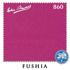 7 ft Simonis 860 Fuchsia Pool Table Cloth with 6 Pre-Cut Rails