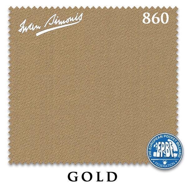 Simonis 860 Gold Pre-Cut Rails Only, No Cloth