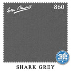 7 ft Simonis 860 Shark Grey Pool Table Cloth with 6 Pre-Cut Rails