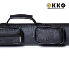OKKO Billiard Hard Deluxe Oval Case Croco Black 2x2